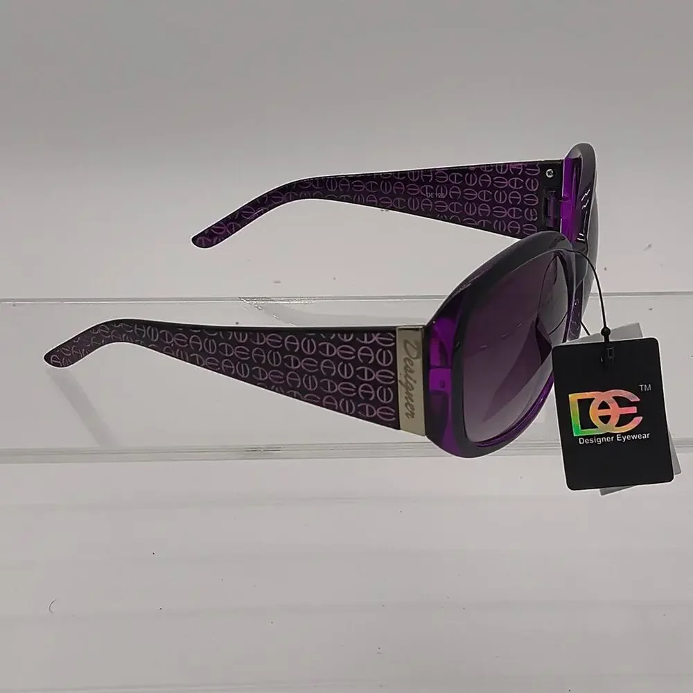 232 designer eyewear purple sunglasses